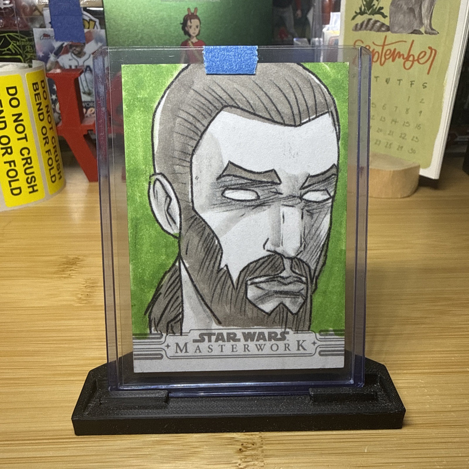 ​2025 Topps Star Wars Capolavoro Kanan Jarrus Carta Schizzo 1/1 Ribelli 