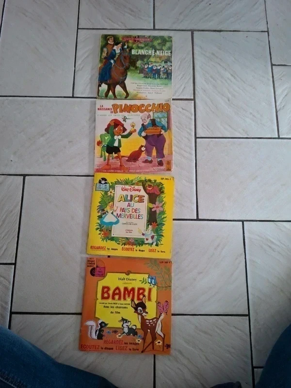 4 livres disques