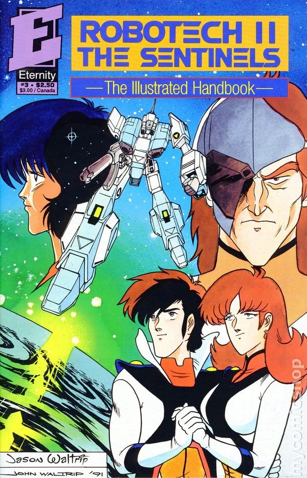 Robotech 2 Le Sentinelle Manuale #3 VG 1991 Immagine Stock Basso Grado