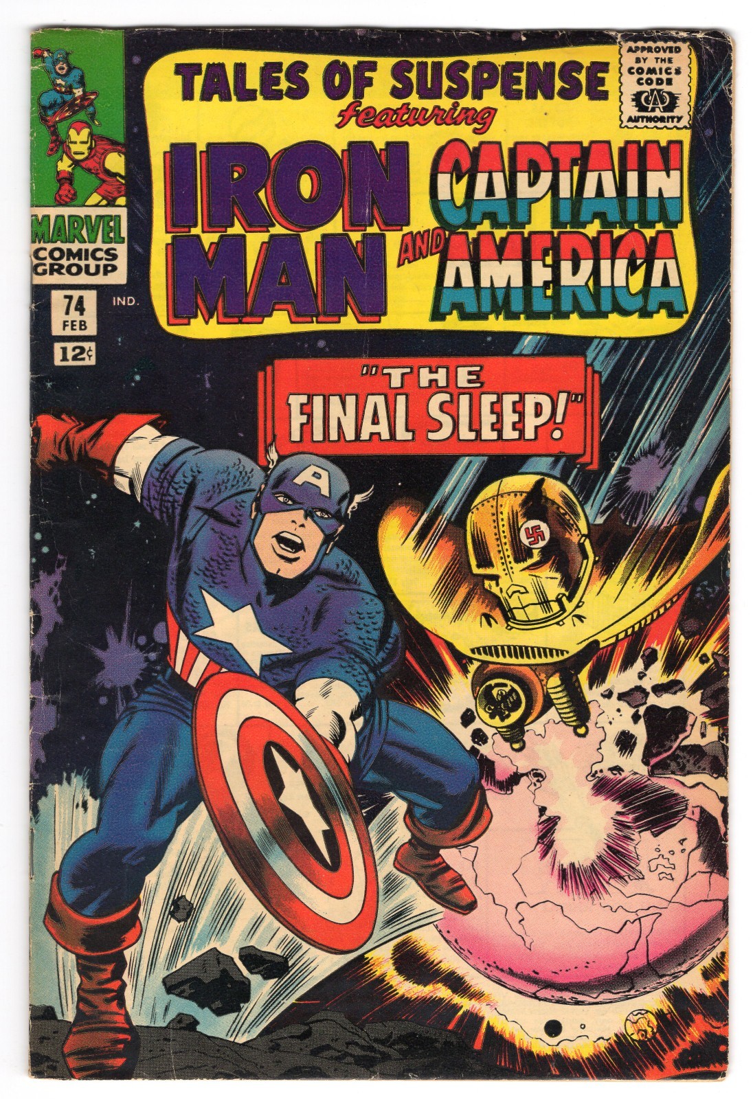 Tales Of Suspense 74 1966 Marvel Comics VG 4.0 1° App Freak Sleeper Iron Man