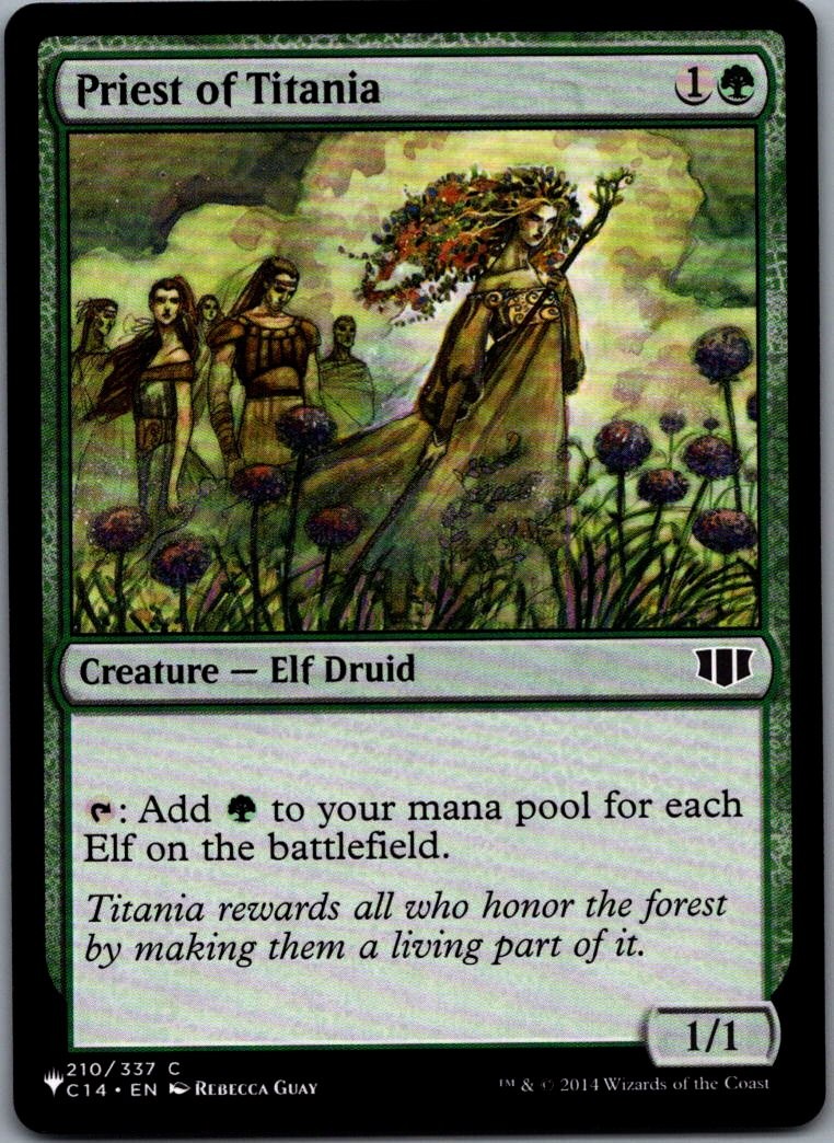 The List Ristampe #210 Sacerdote di Titania