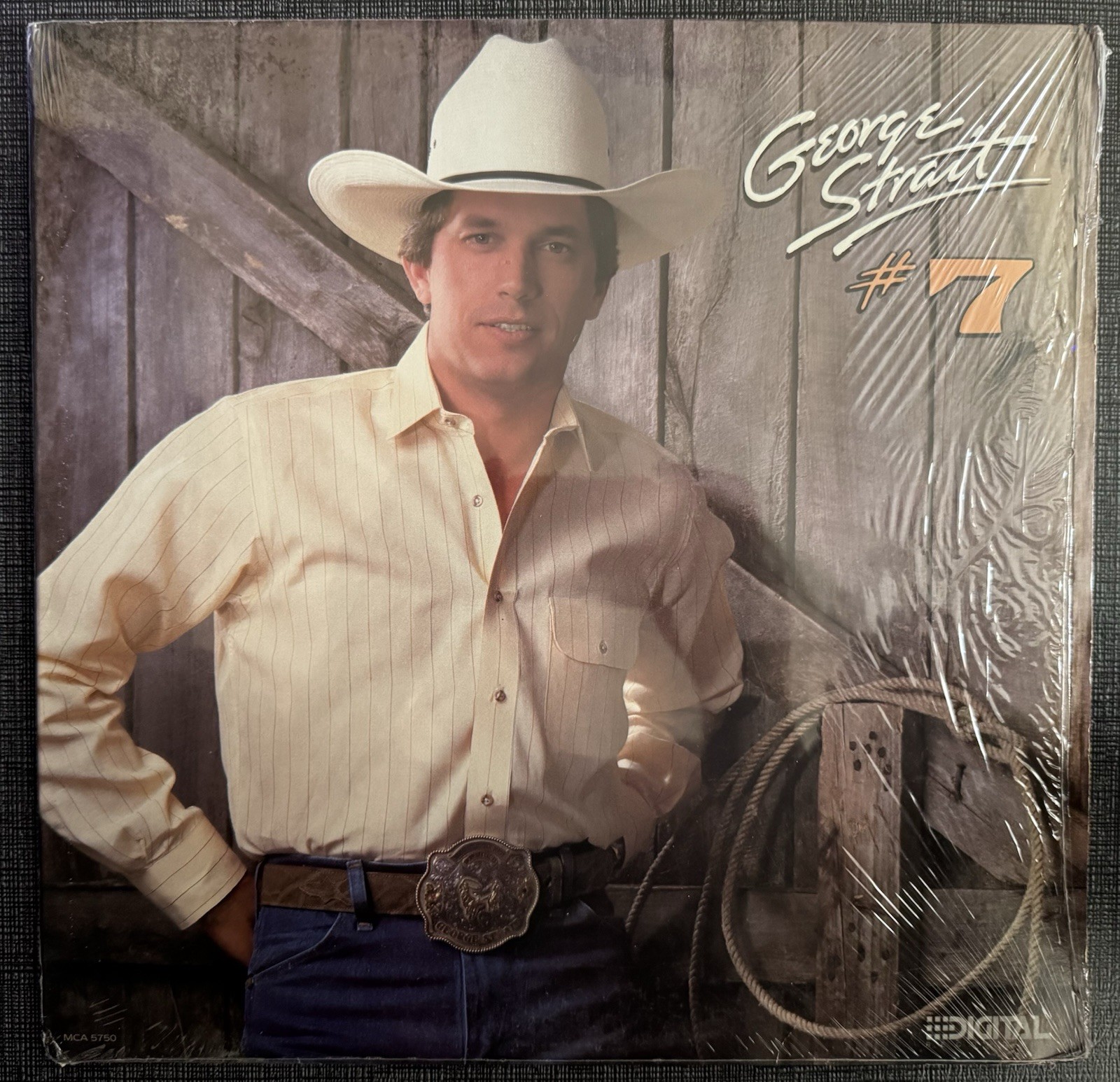 GEORGE STRAIT - # 7 - VINYL LP IN SHRINK (1986) EX/NM