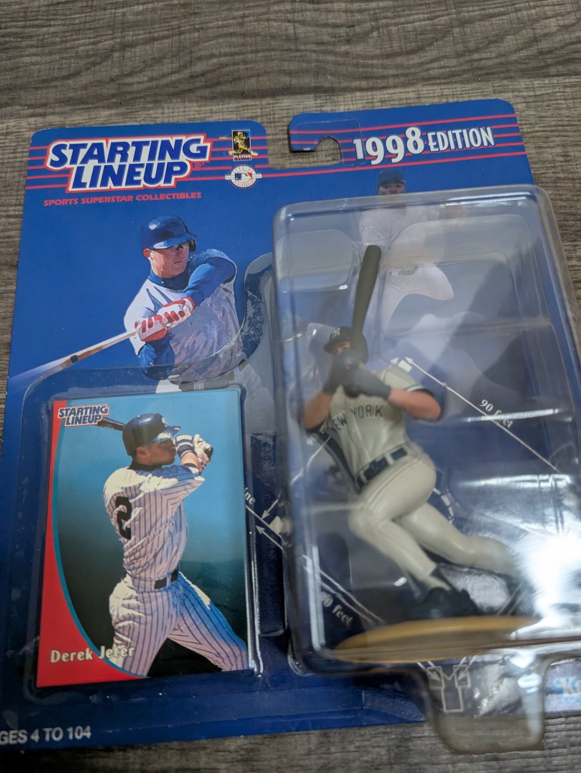 Derek Jeter 1998 Starting Lineup MLB Baseball Action Figure New York Yankees NIP