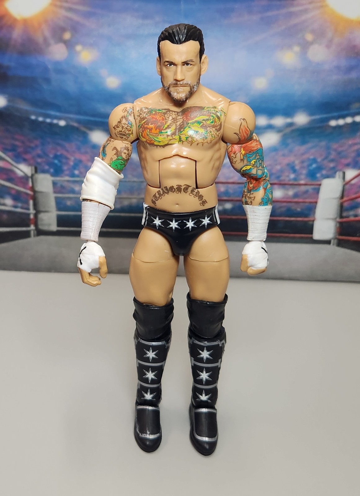 WWE Elite Series 124 CM Punk Wrestling Action Figure Mattel