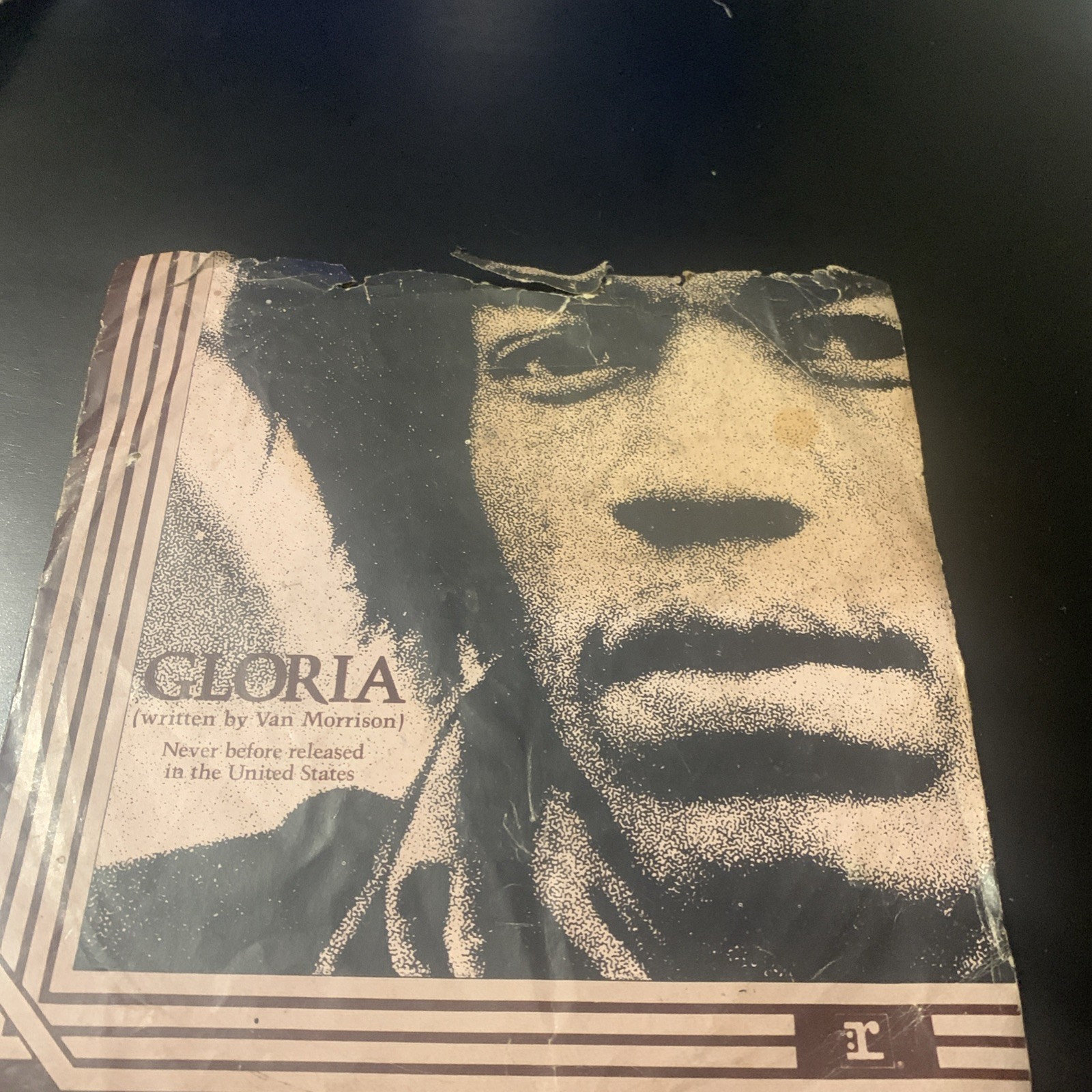 JIMI HENDRIX - Gloria (One-Sided) (1979) - 7" Vinyl Record 45RPM - VG