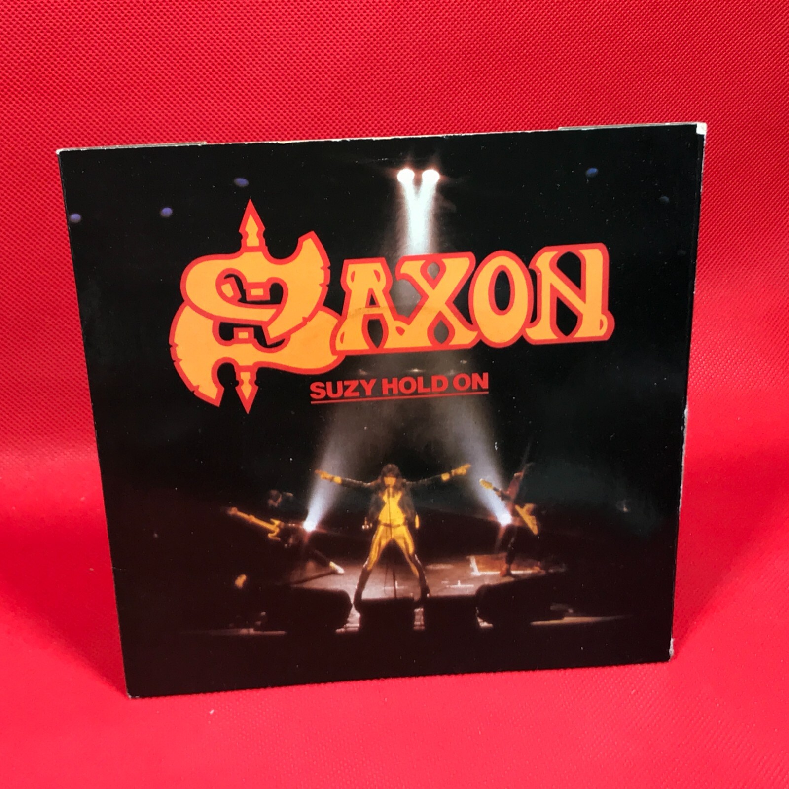 SAXON Suzy Hold On 1980 UK 7" vinyl single 45 record Judgement Day