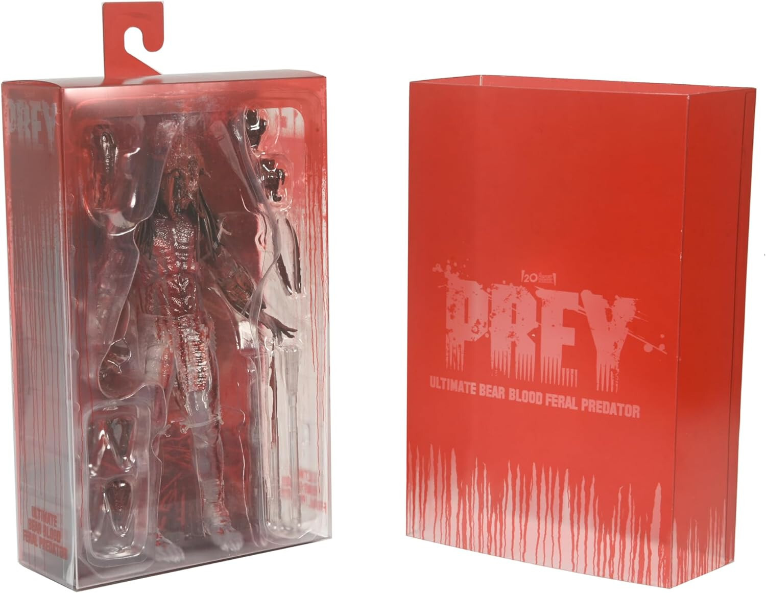 NECA PREY - Modellino Ultimate Feral "Bear Blood" Predator - 7" - NUOVO