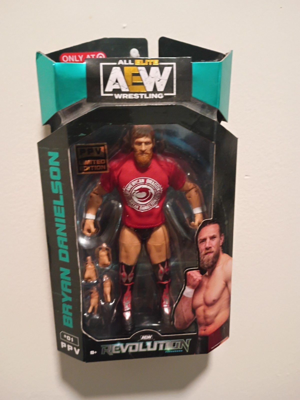 New AEW Bryan Danielson Revolution #001 PPV Limited Edition Action Figure