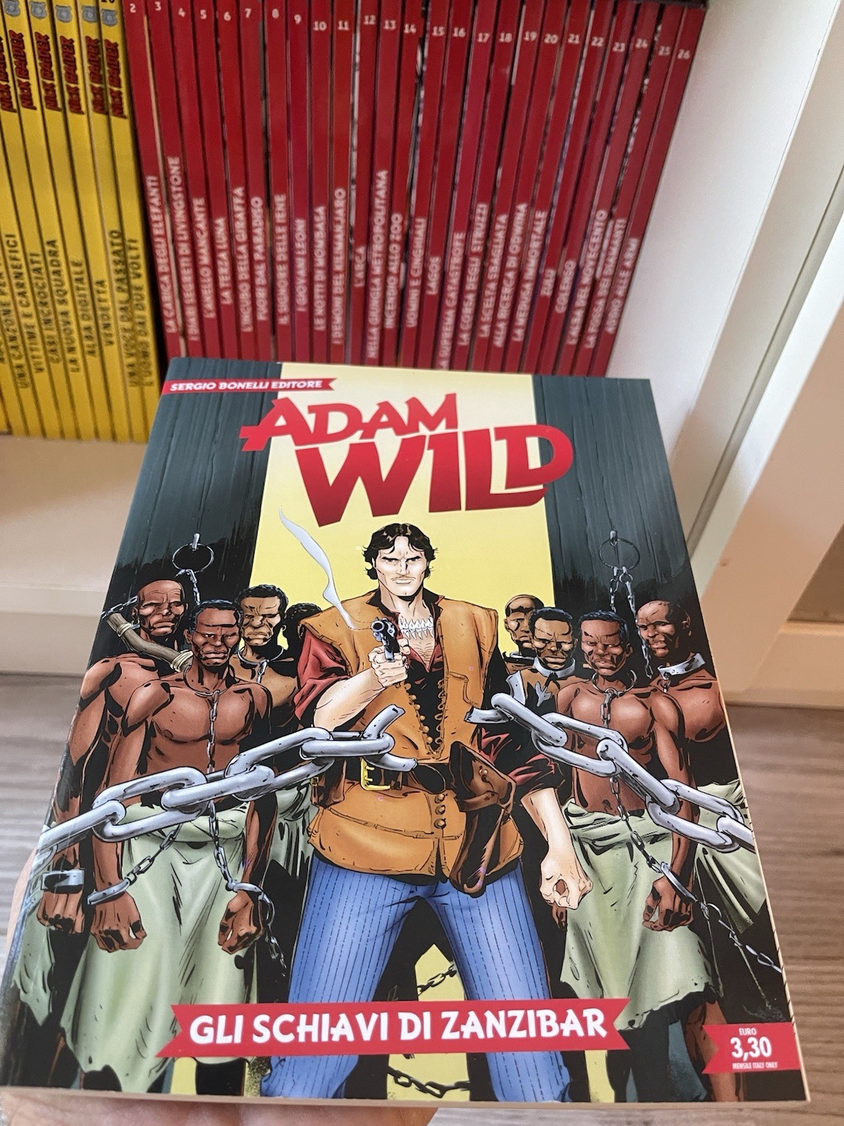 Adam Wild Serie Completa 28 Albi + Gli Schiavi Di Zanzibar Variant E.Breccia