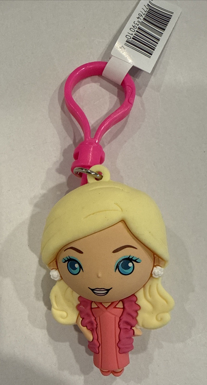 Barbie Series 1 Character Figural 3D Bag Clip - Super Star Barbie