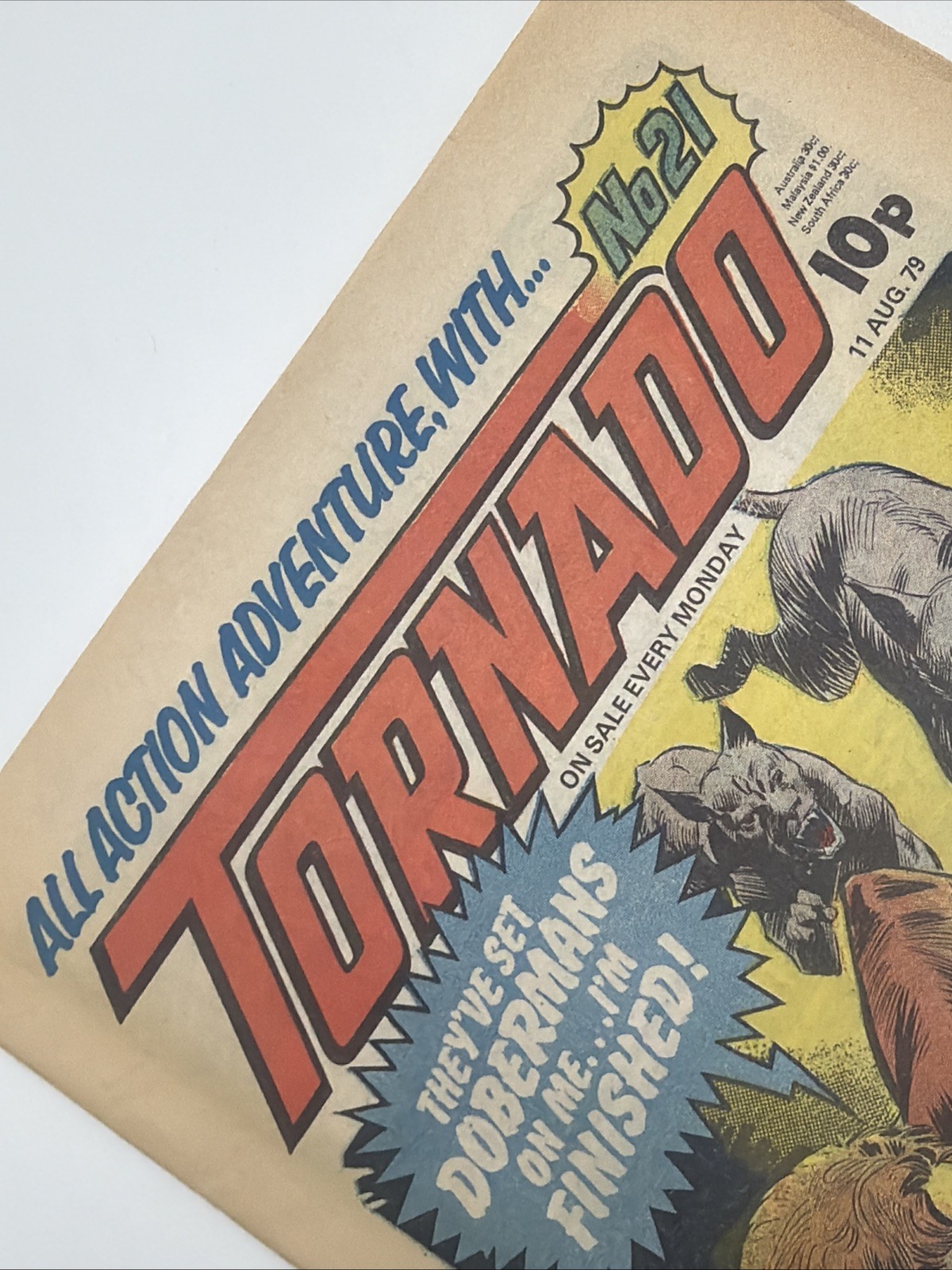 Tornado Comic #21 - 11th August 1979 - Vintage Original 70s Comic Nostalgia