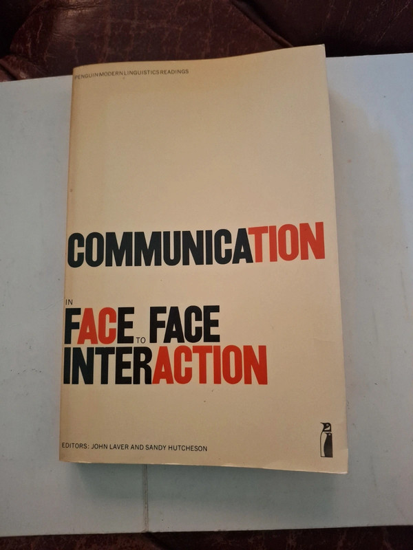 Communication in face to face interaction