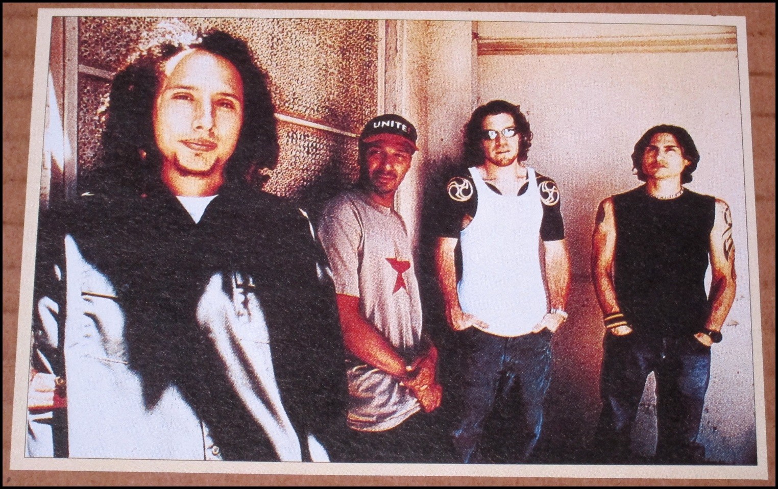 2001 Rage Against the Machine RS Rivista Ritaglio Foto 3,5"x5" Tom Morello
