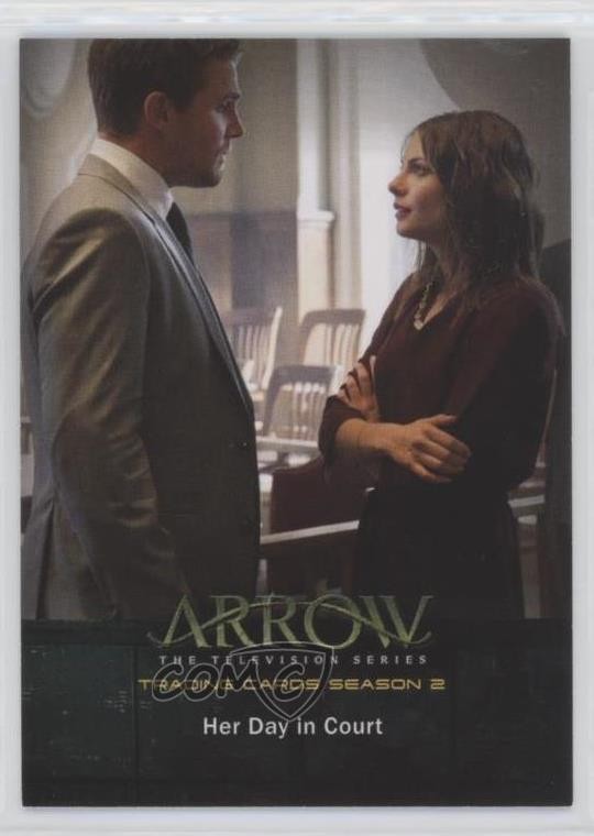 2015 Cryptozoic Arrow Season 2 Oliver Queen Moira Queen Her Day in Court #20 0c3