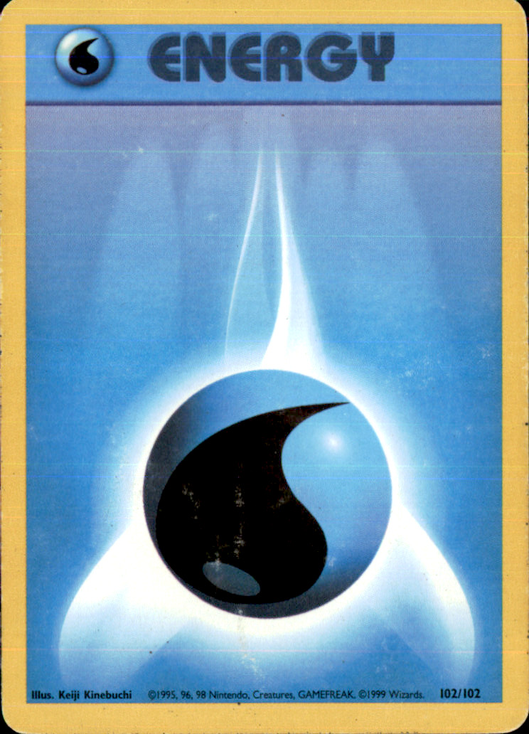Pokemon | Water Energy | 102/102 C | Base Set | Unlimited | HP