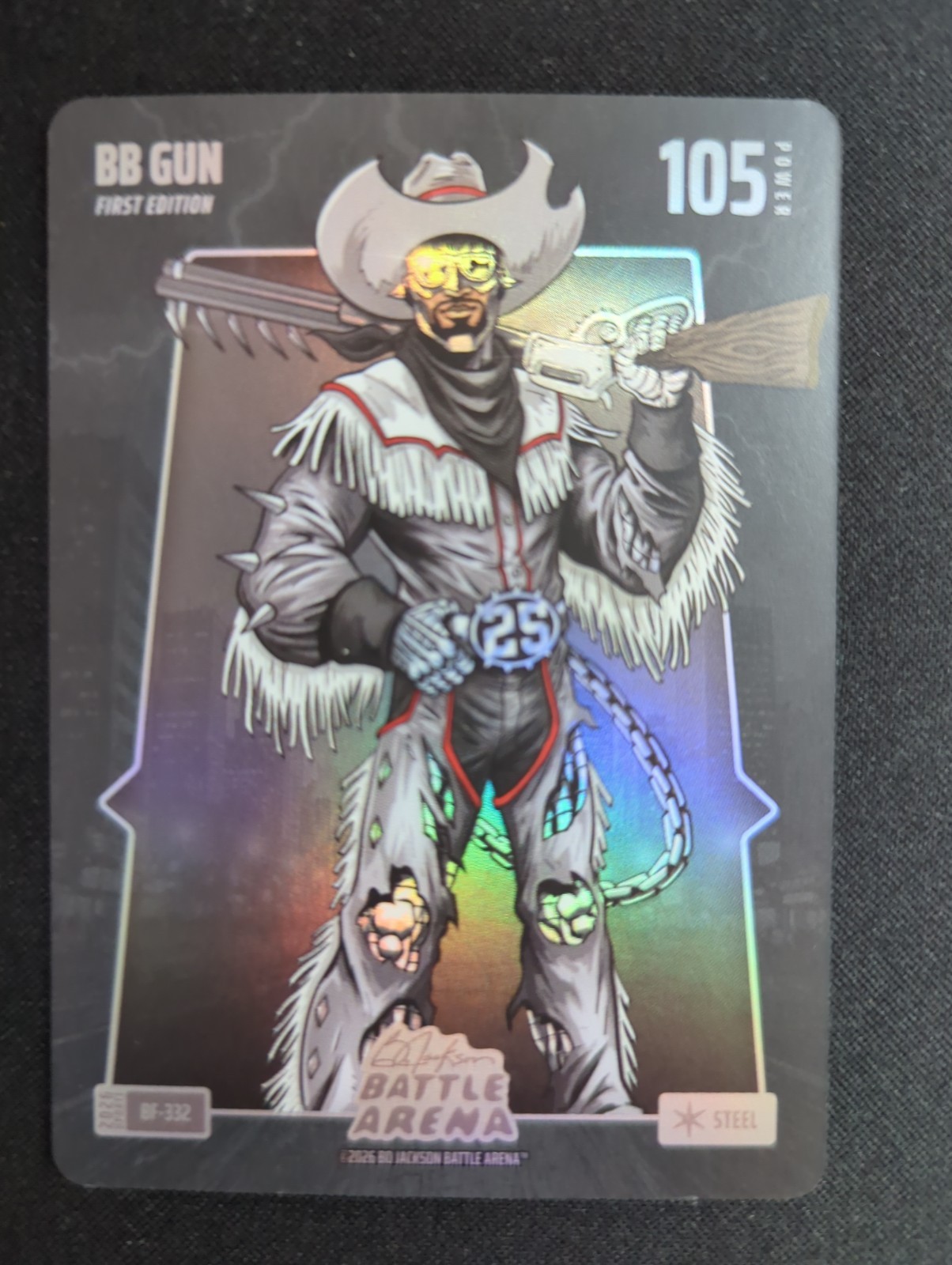 ATH 2026 Bo Jackson Battle Arena BB Gun #105 Steel 1st Edition Foil 