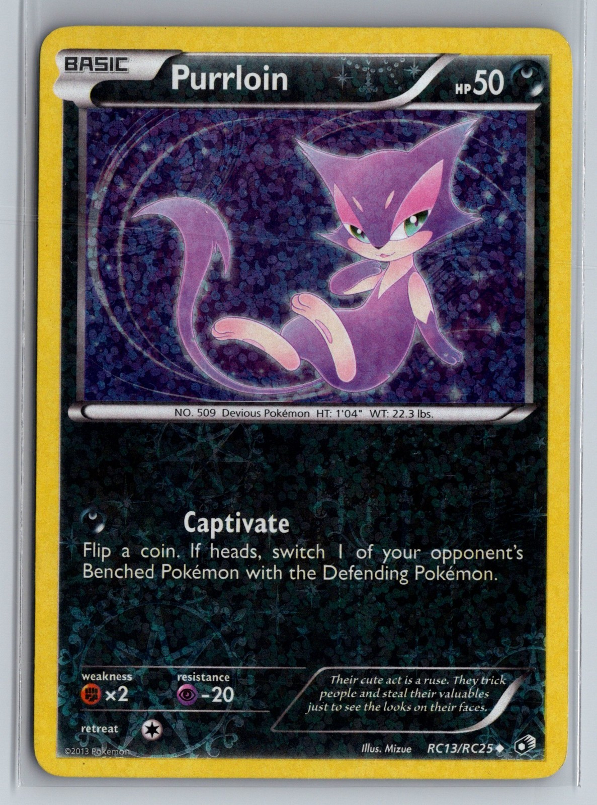 Purrloin RC13/RC25 Legendary Treasures: Radiant Collection Holo - MP