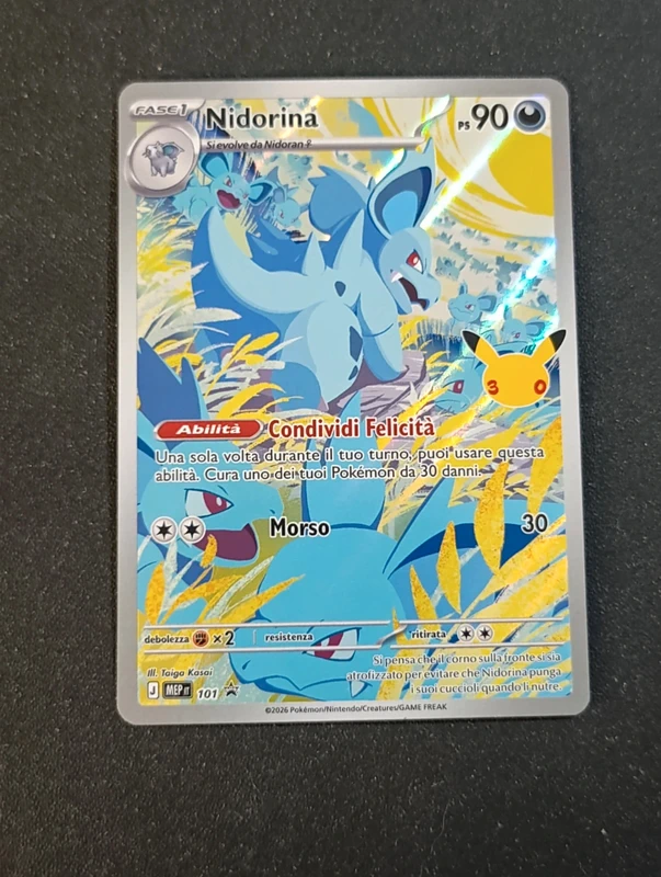 Nidorina Mep it 101 Promo Etb 30esimo