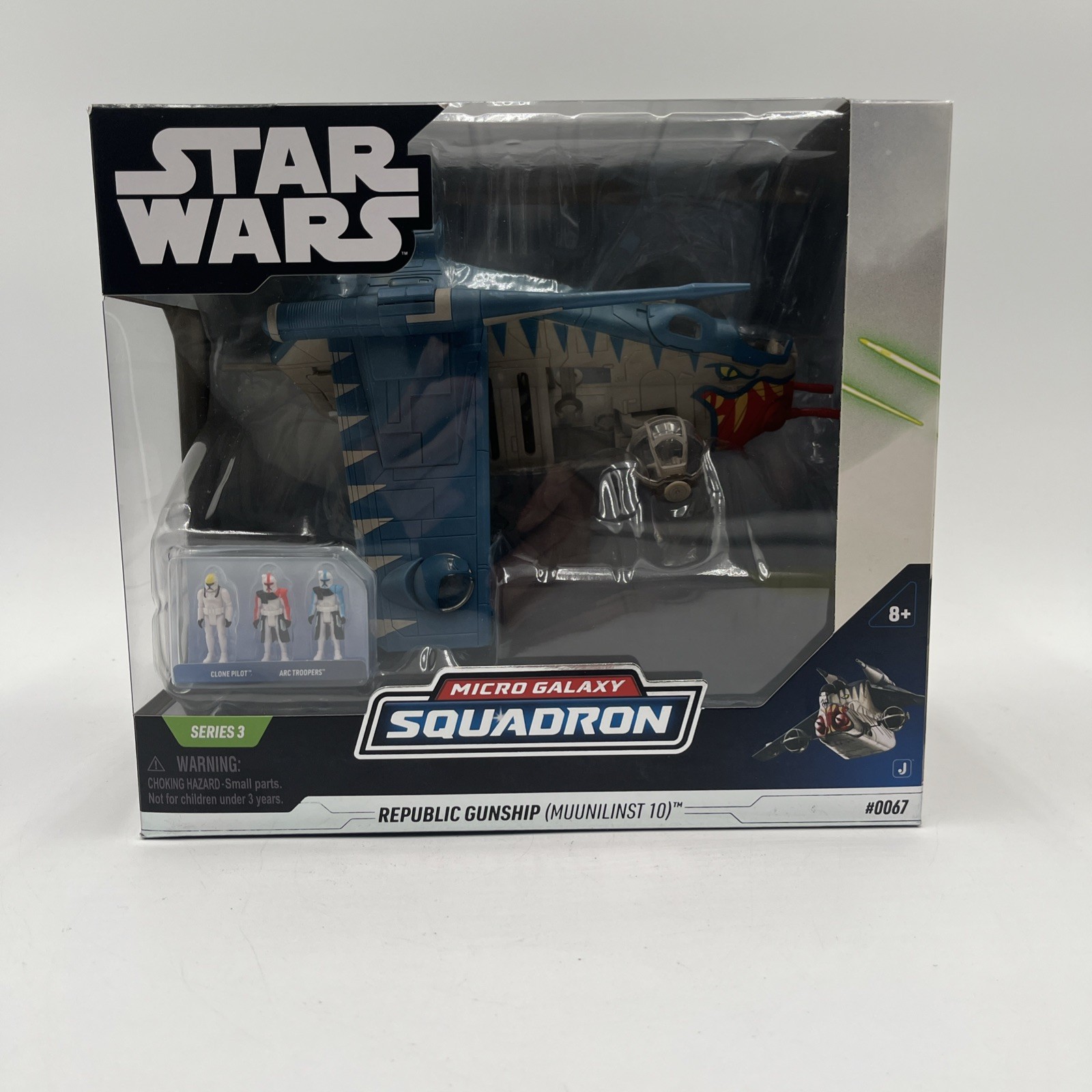 Star Wars Micro Galaxy Squadron Series 3 Republic Gunship Muunilinst 10 #0067