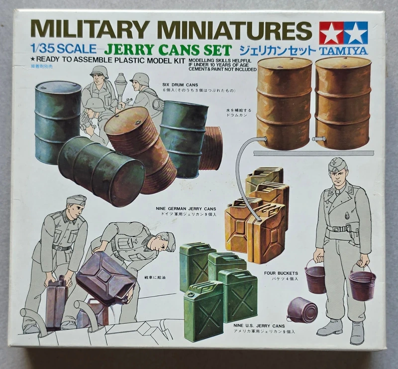 Tamiya- Military Miniatures - Jerry Cans Set