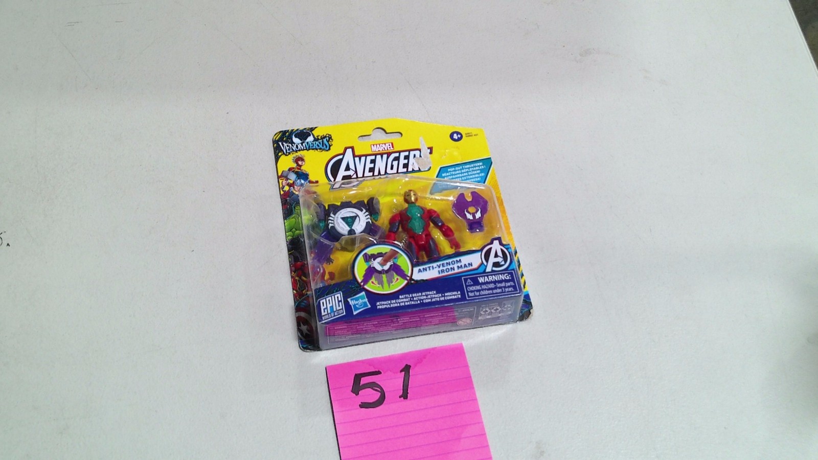 Hasbro Marvel Avengers Modellino Iron Man Anti-Venom in scatola multicolore usato