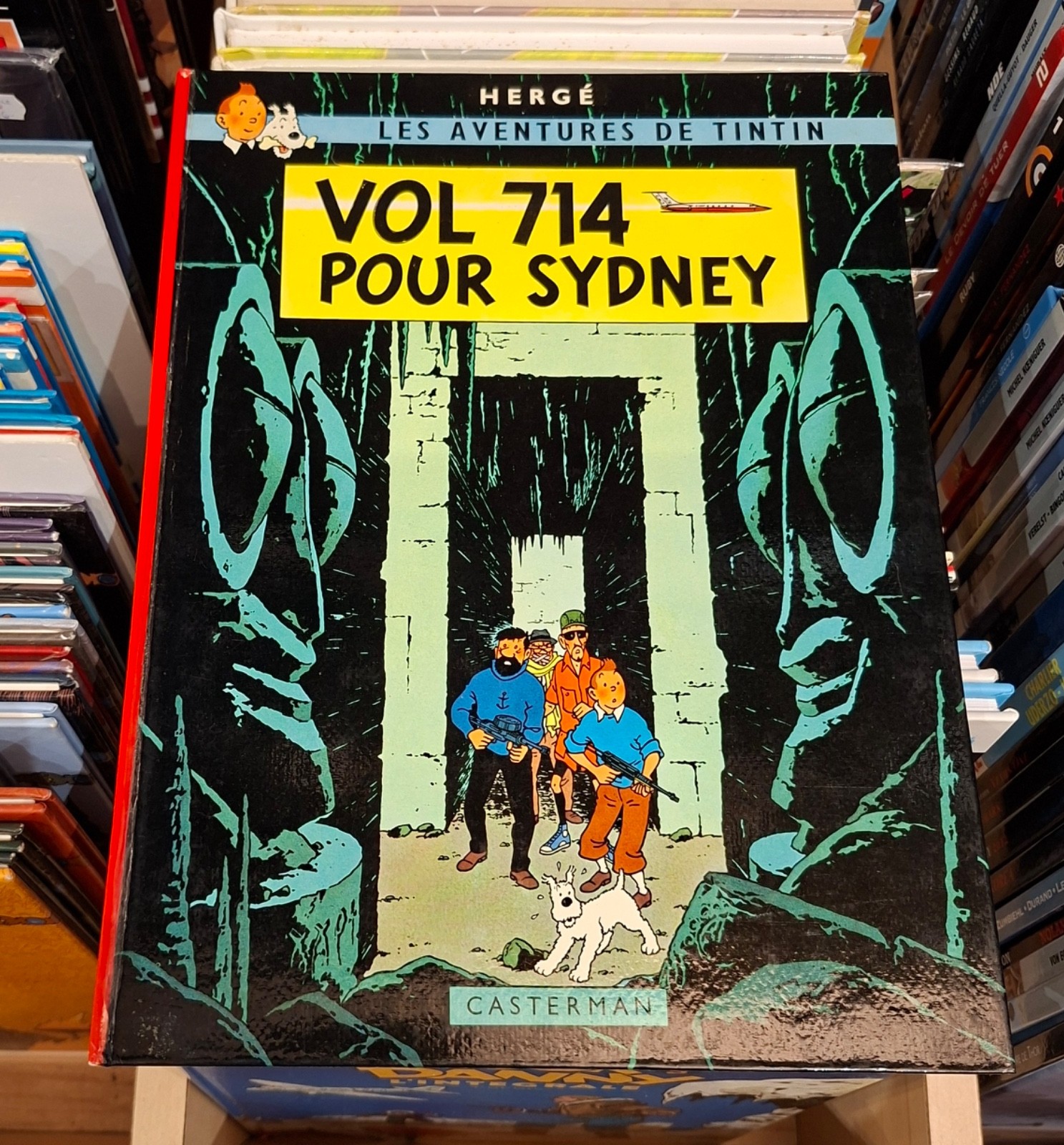 VOL 714 POUR SYDNEY _ TINTIN _ HERGE _ CASTERMAN / 3e Ed° B38 1968 TBE