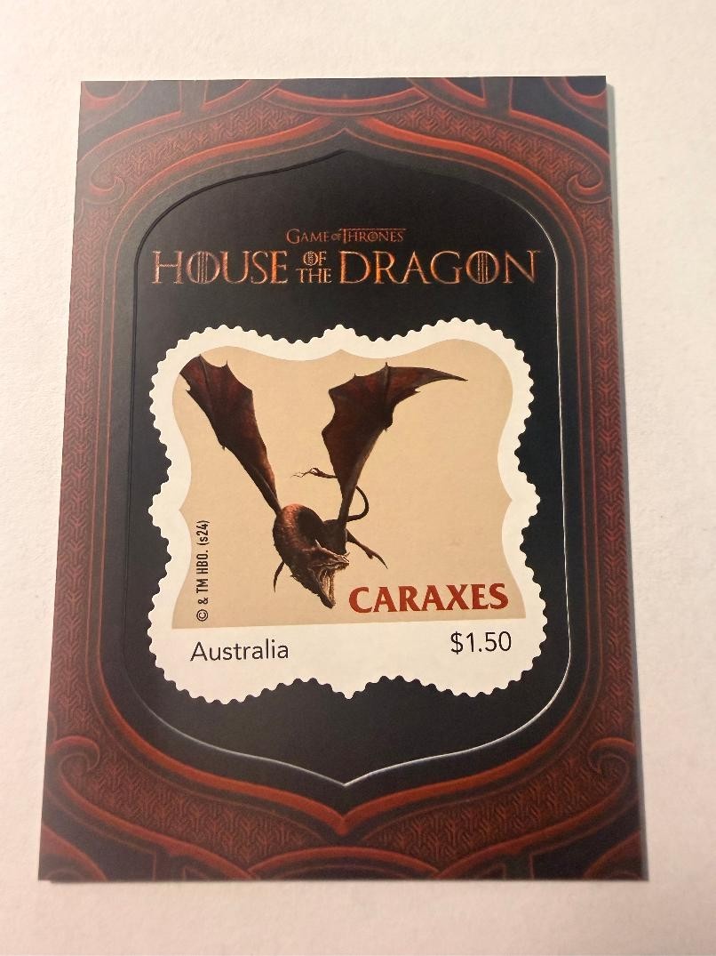 House of The Dragon Series 2 Stamp Caraxes 3/35