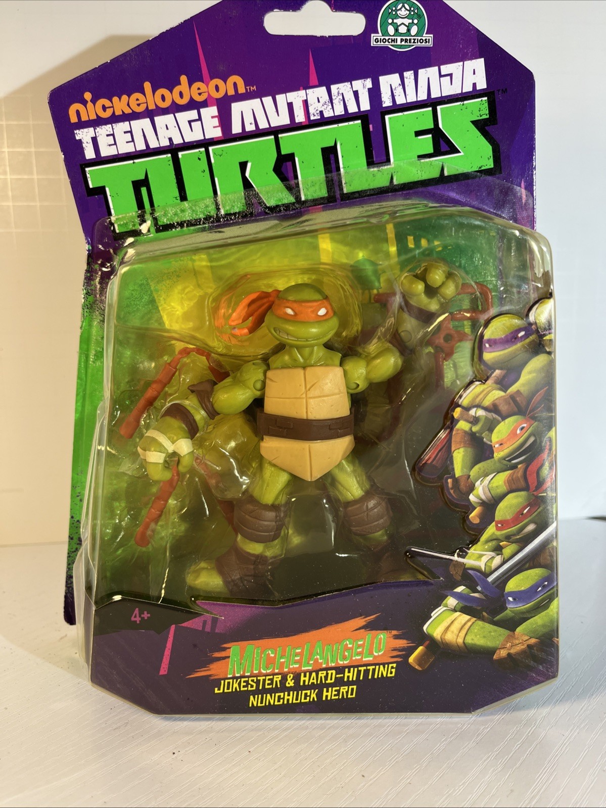TMNJ Modellino Teenage Mutant Ninja Turtles Michelangelo OG 2013 in scatola