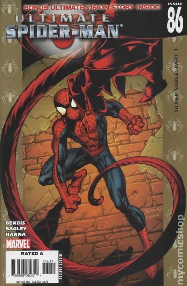 Ultimate Spider-Man #86 VF 2006 immagine stock