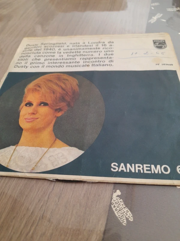 45 giri Dusty Springfiel in italiano