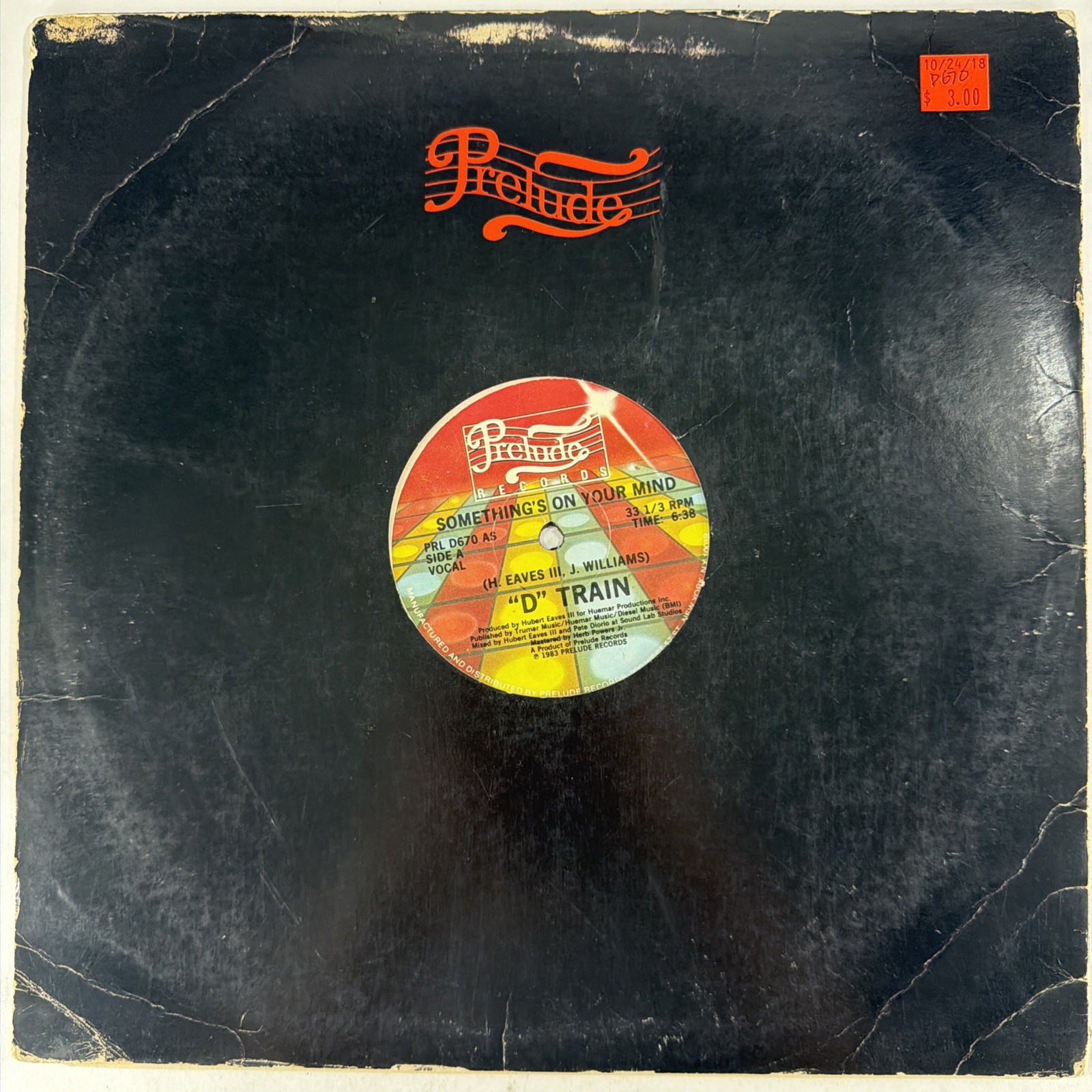 "D" Train – You're The One For Me | Vinyl | 1981 | PRL D 621 | VG
