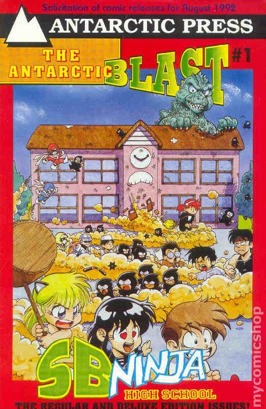 Antarctic Blast #1 VG 1992 immagine stock basso grado
