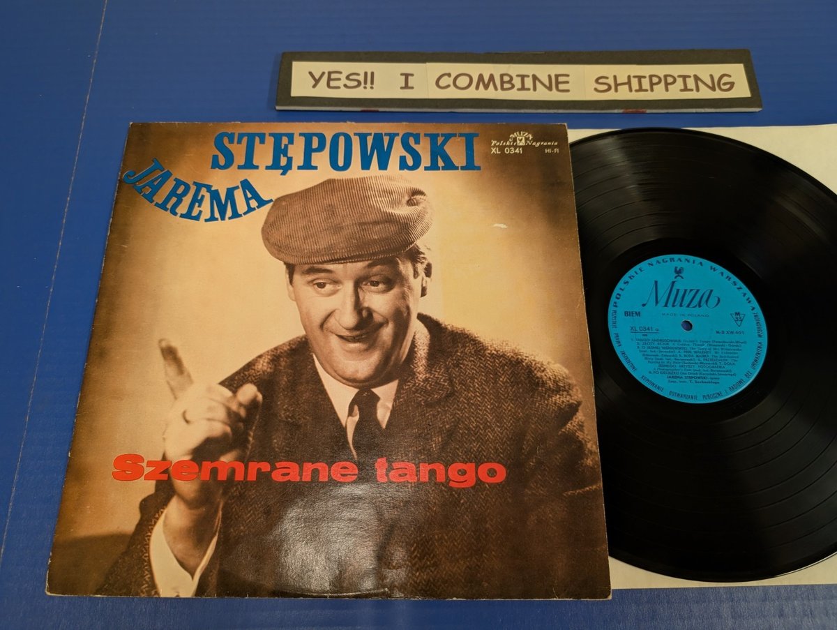 JAREMA STEPOWSKI - Szemrane Tango - 1970s Pop LP Made In Poland VG VINYL RECORD
