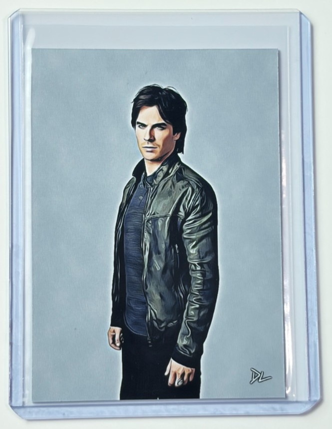 Damon Salvatore Edizione Limitata Artista Firmato Vampire Diaries Trading Card 1/10