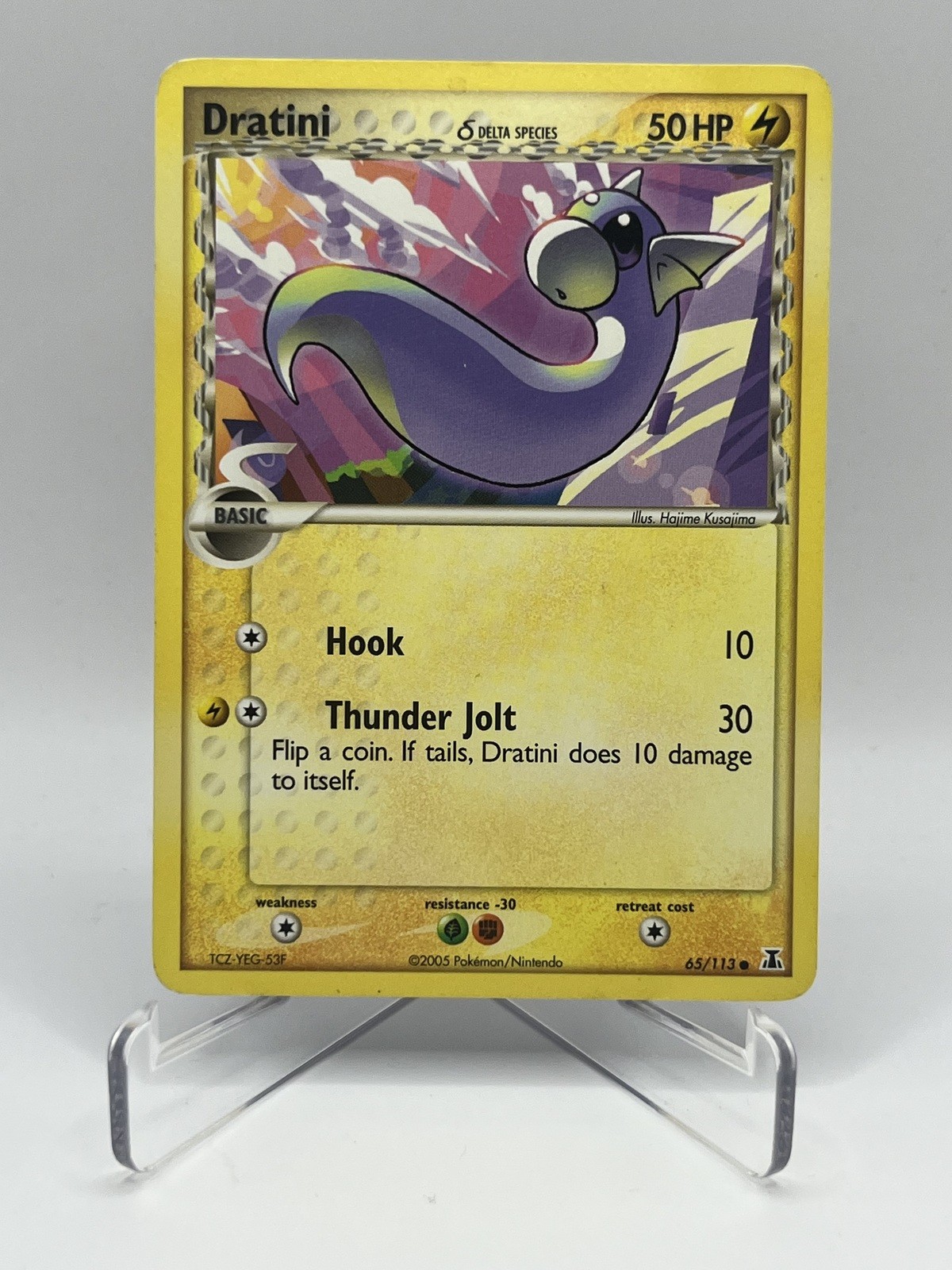 Dratini 65/113 EX Delta Species Reverse Holo Common English