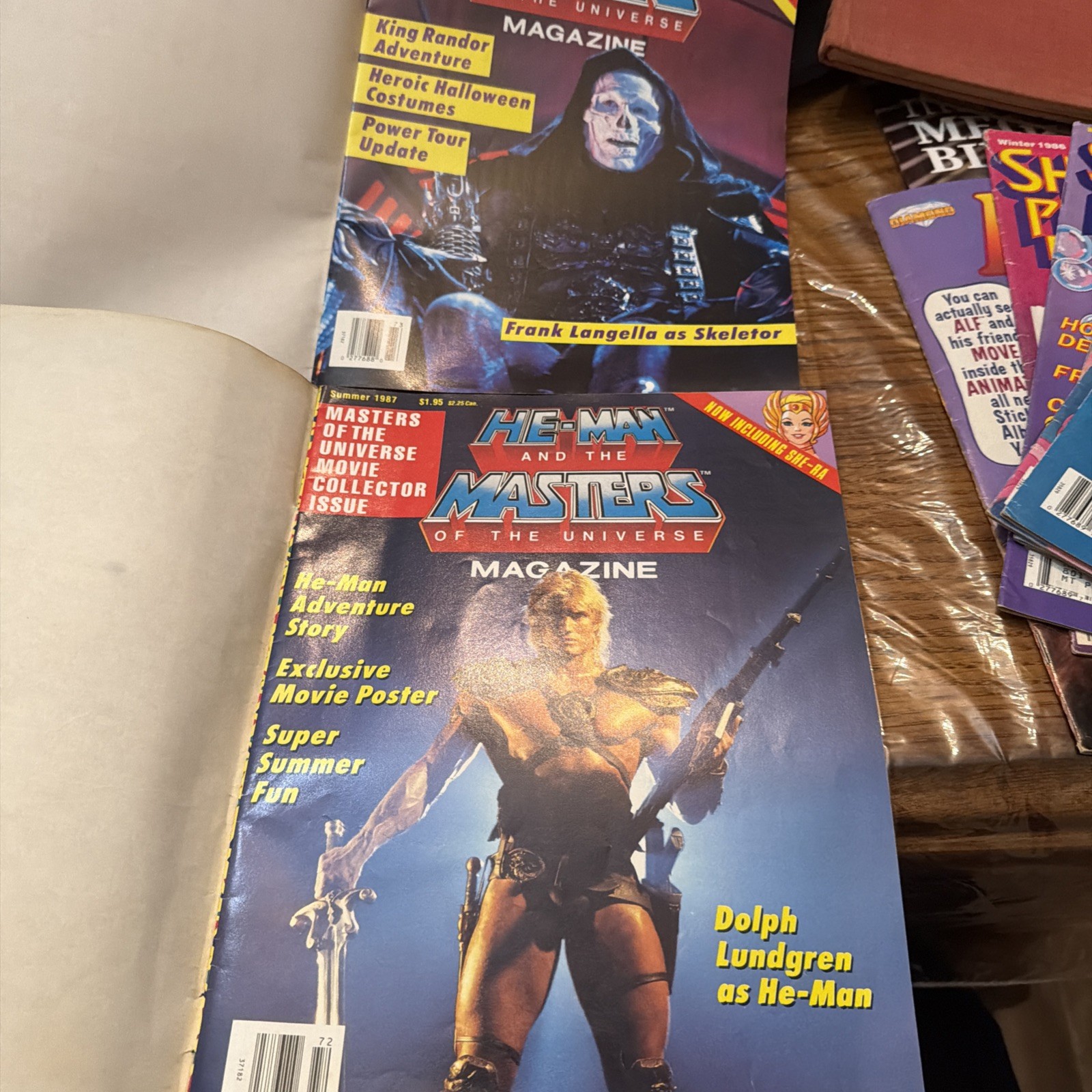 2 HE-MAN and the Masters of the Universe Magazine Summer Fall 1987 Poster
