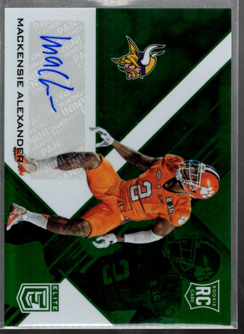 A8206 - Autografi Da Rooke Elite 2016 Verde #46 Mackensie Alexander Auto - NM-MT