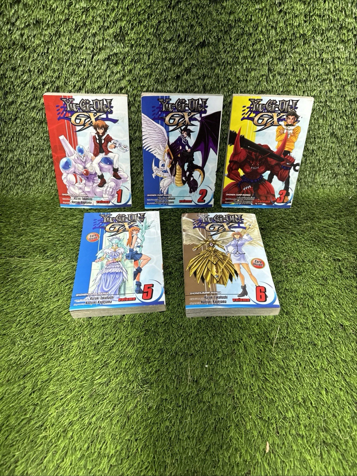 Yu-Gi-Oh! Lotto Manga GX (Vols 1, 2, 3, 5, 6) Viz Manga NO CARTE