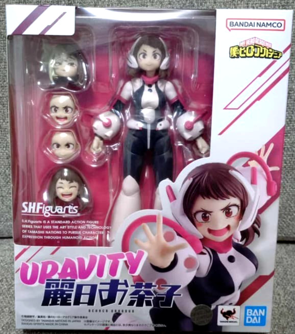 Modellino S.H.Figuarts Ochaco Uraraka My Hero Academia SHF nuovo in mano