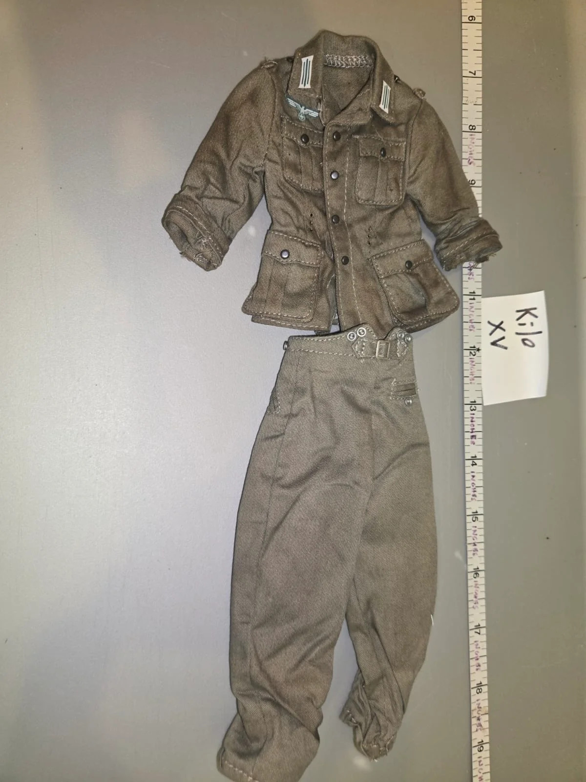 Uniforme tedesca scala 1/6 seconda guerra mondiale