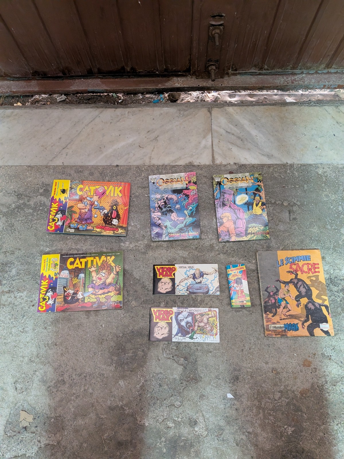 Lotto Fumetti Vintage Anni '90: Cattivik, Mark, Ossian, Videomax