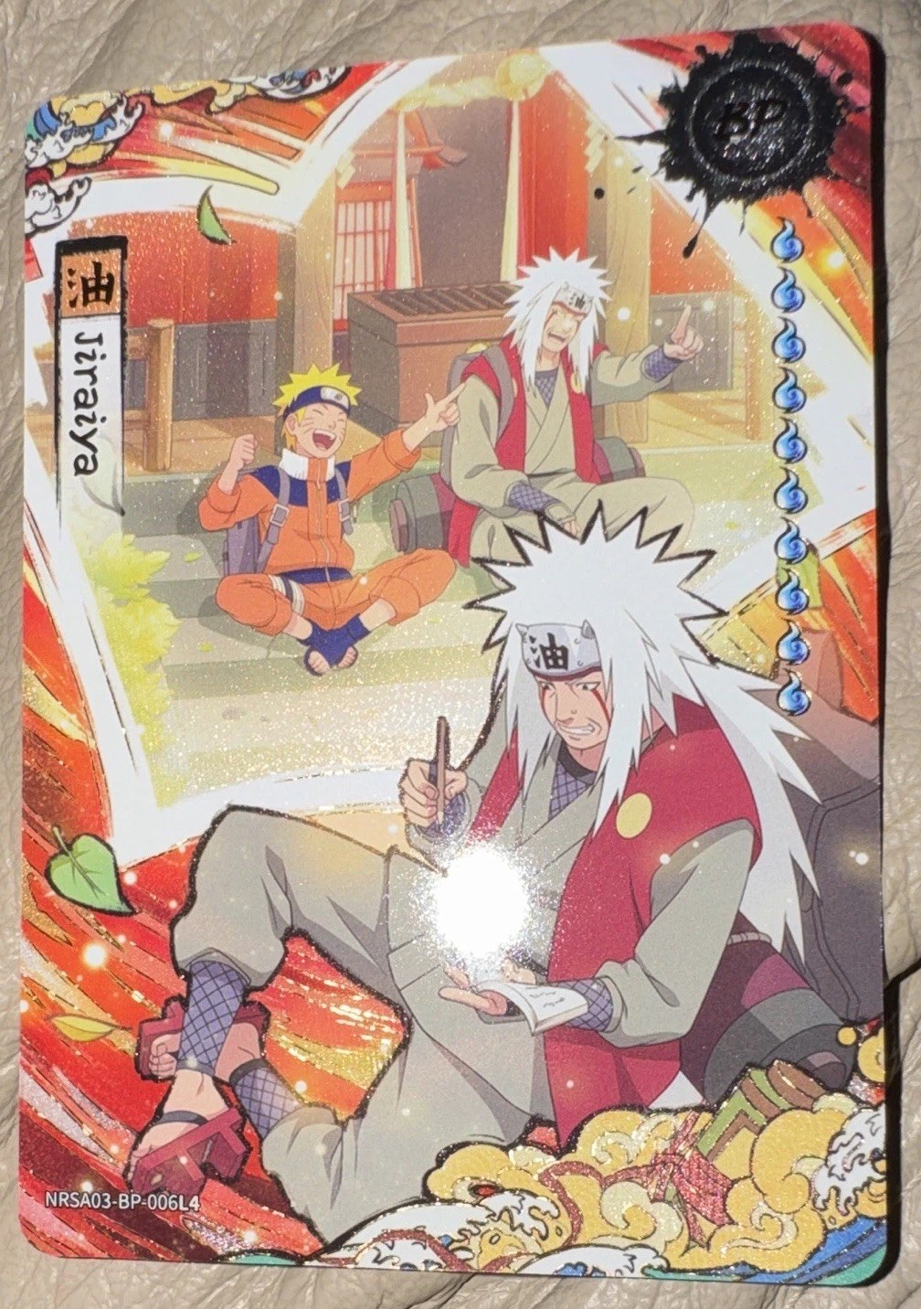 Scheda Kayou Naruto serie inglese 3 Jiraiya BP NRSA03-BP-006L4 576/999