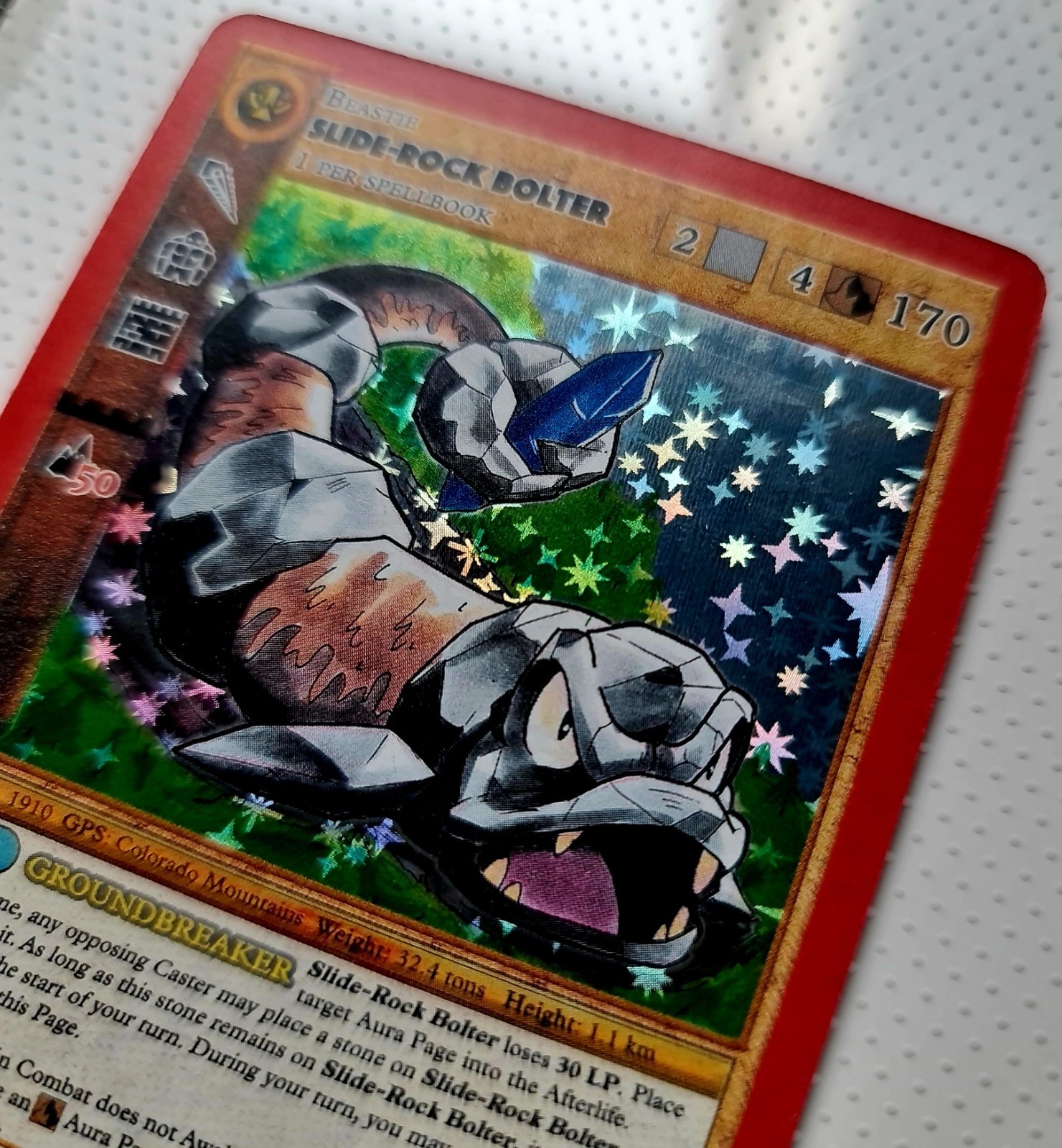 MetaZoo 2021 2nd Edition - Slide-Rock Bolter Holo Foil Gold