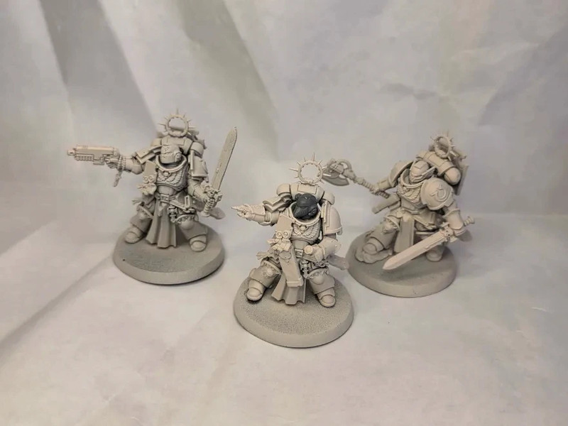 lot 2 - 3 bladeguards space marine ultramarine warhammer 40k