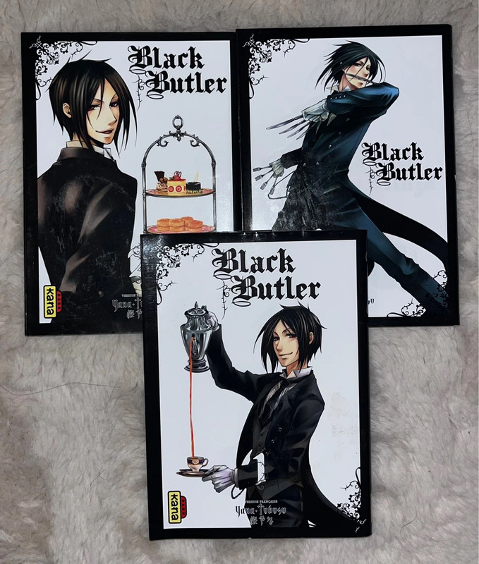 Lot des 3 premier tome black butler