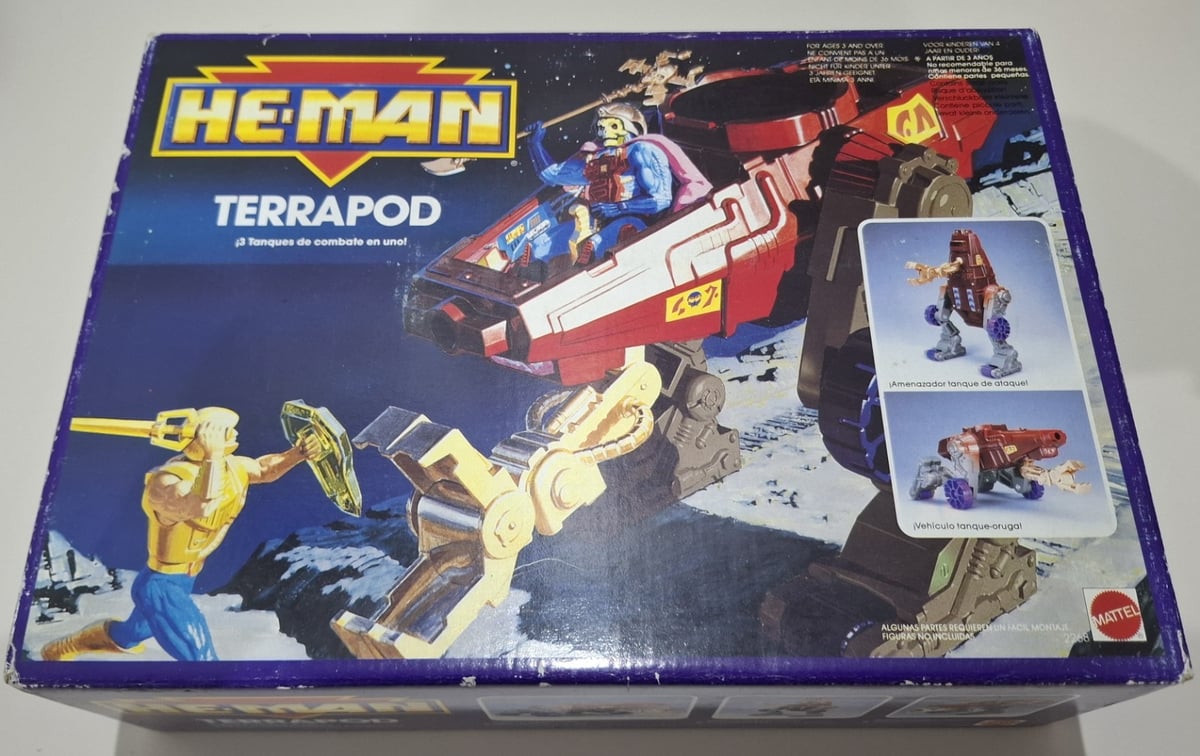 Heman Terrapod New sealed!