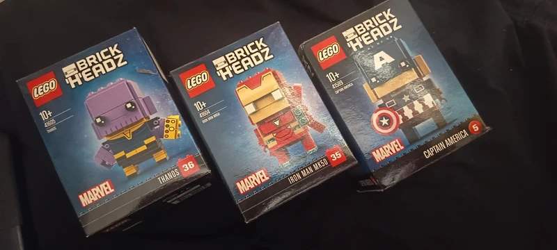 LEGO Brick Marvel - Captain America, IronMan, Thanos