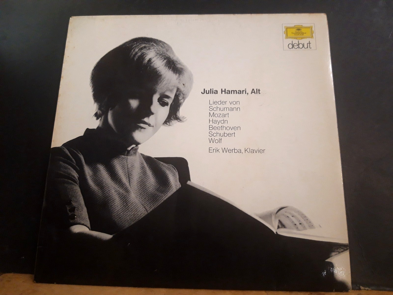 JULIA HAMARI, ALT (CONTRALTO)  Erik Werba  piano  LP  1969   Classical vocal
