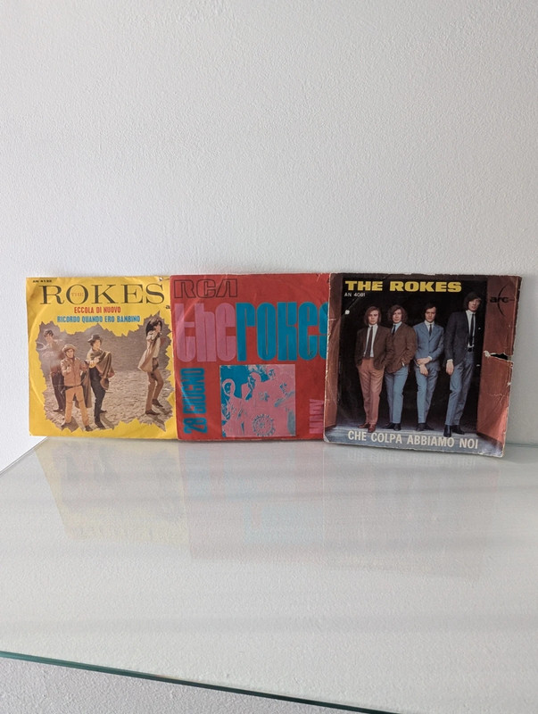 Vinili 45 dei The Rokes