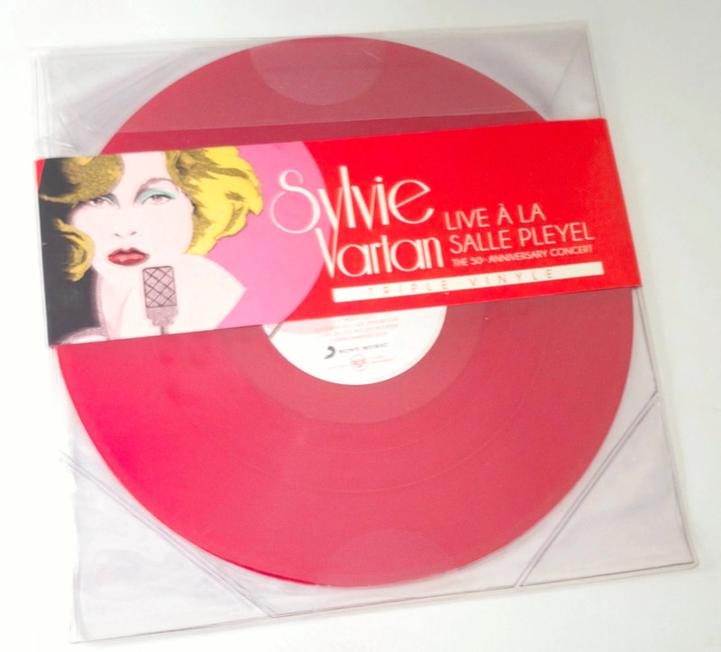 Sylvie Vartan – Live À La Salle Pleyel 3LP Red Vinyl 2012 France Sony RCA